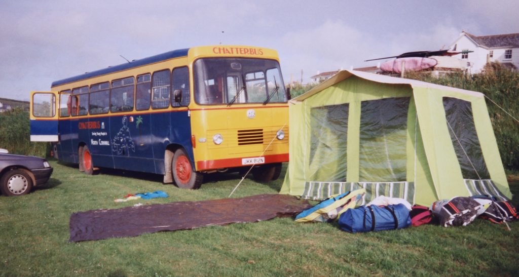 Chattterbus.and tent